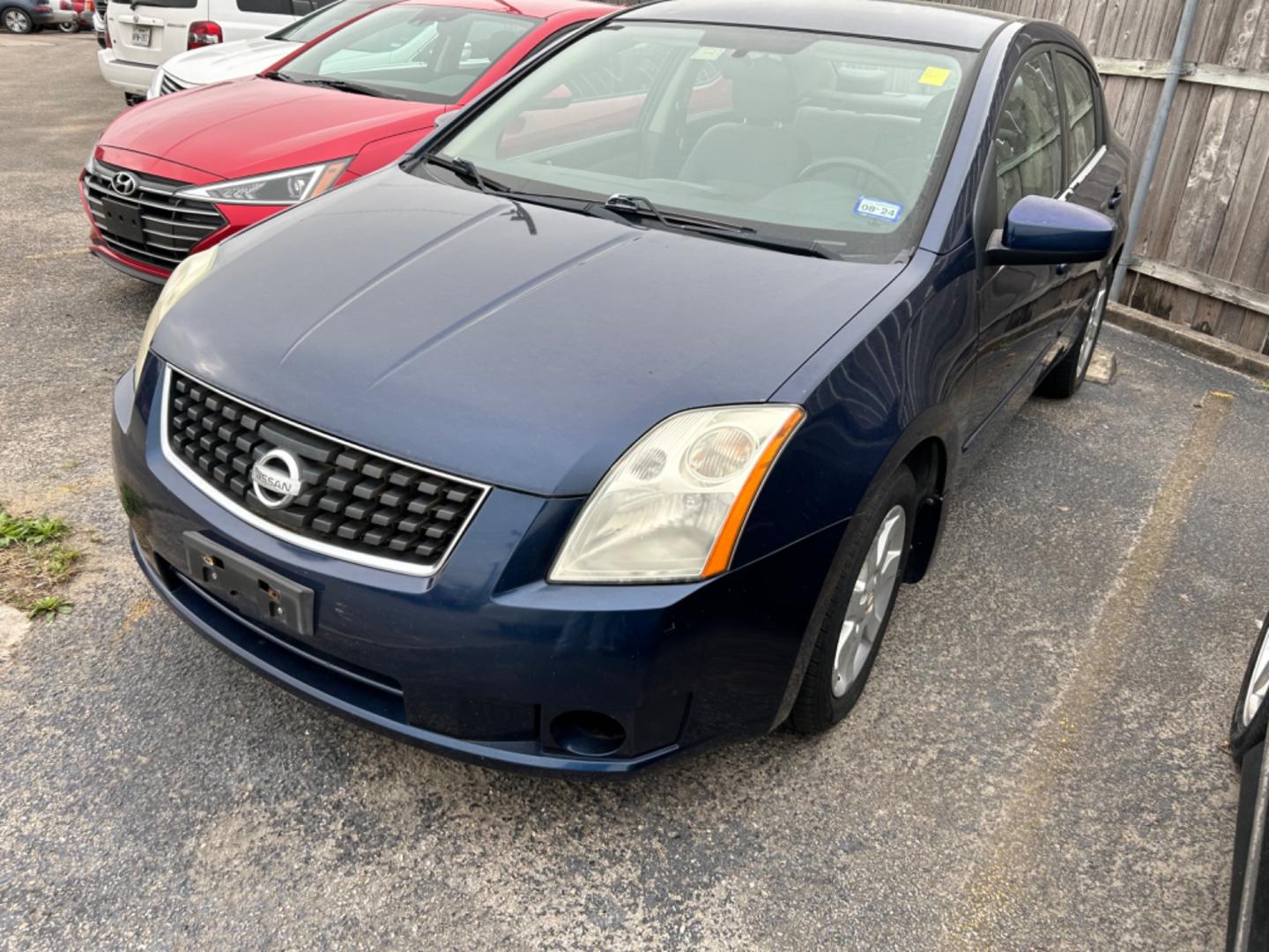 2009 Blue Nissan Sentra 2.0 (3N1AB61E49L) with an 2.0L L4 DOHC 16V engine, CVT transmission, located at 1687 Business 35 S, New Braunfels, TX, 78130, (830) 625-7159, 29.655487, -98.051491 - Photo#0